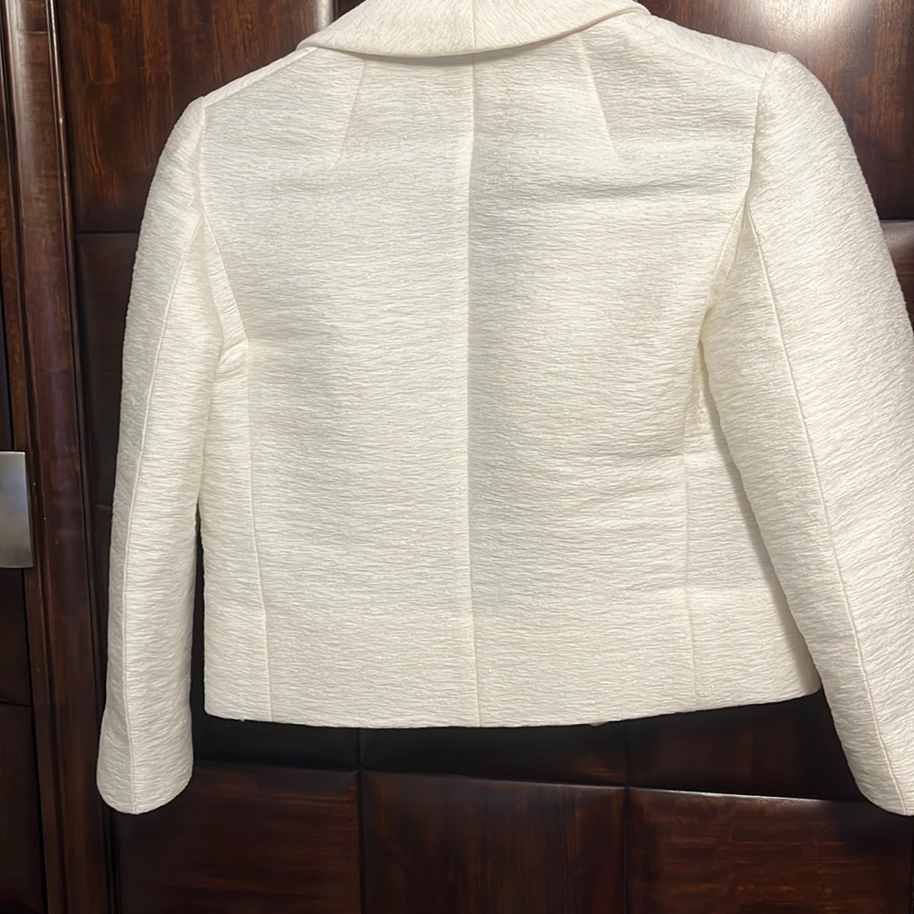 Dsquared2 Buttoned Cropped White Jacket - image 2